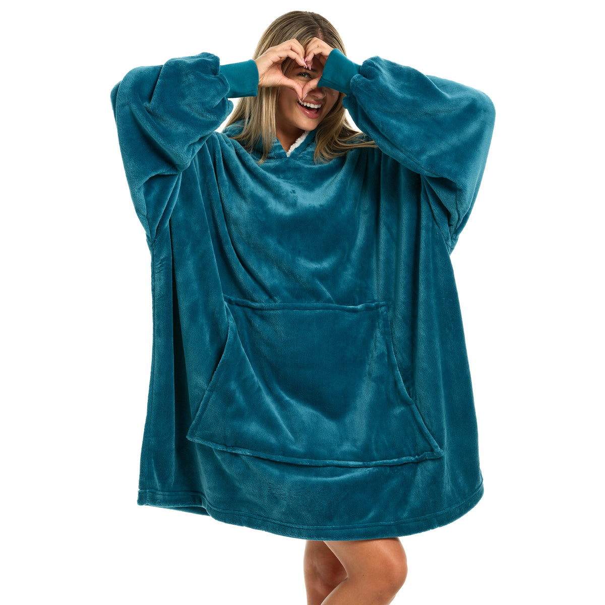 Adult Wearable Blanket Hoodie, Blanket with Sleeves for Men & Women, Big Hoodie, Hooded Blanket in Stripe