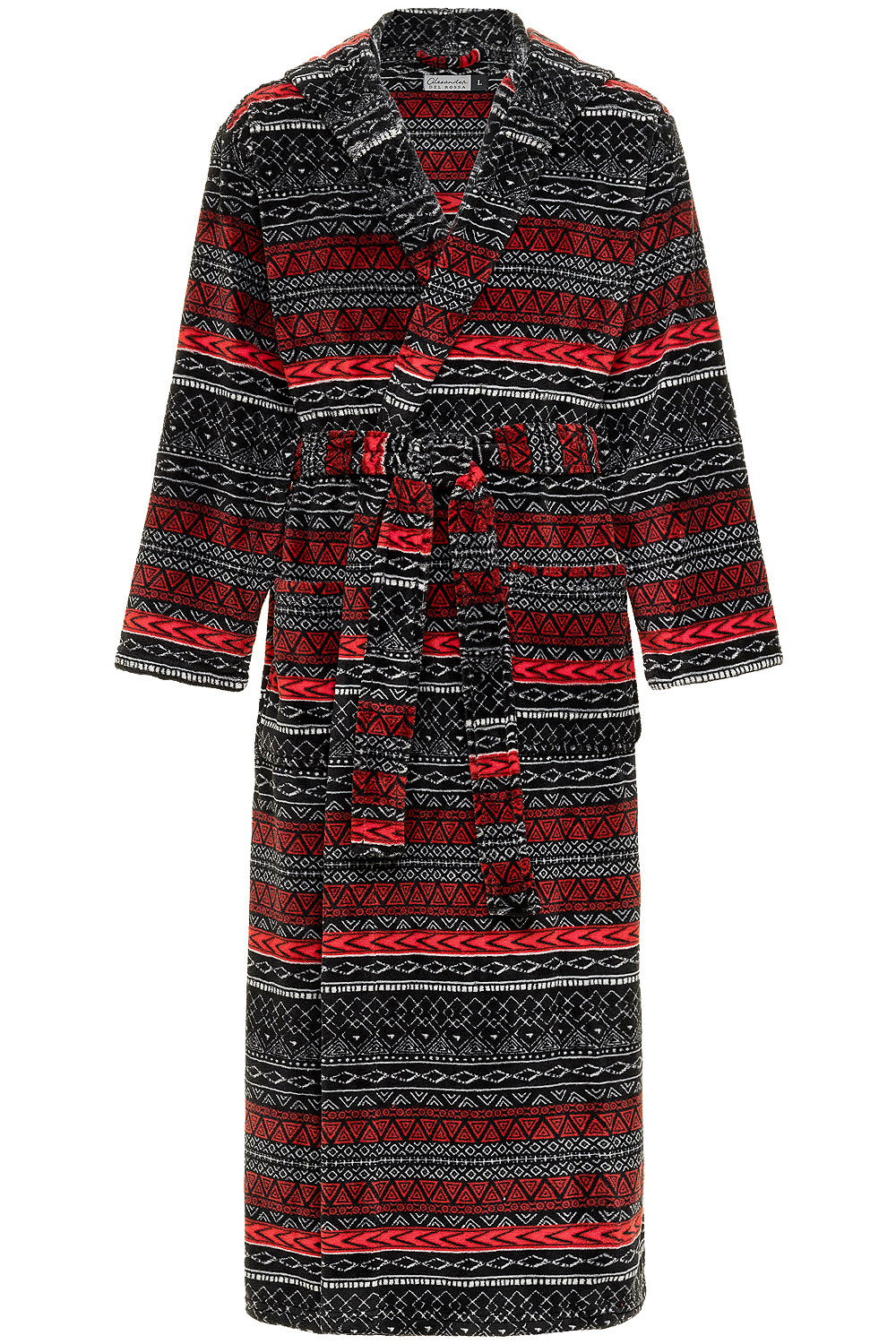 Men's Savannah Fusion Plush Fleece Hooded Bathrobe, Full Length Long Warm Lounge Robe with Hood