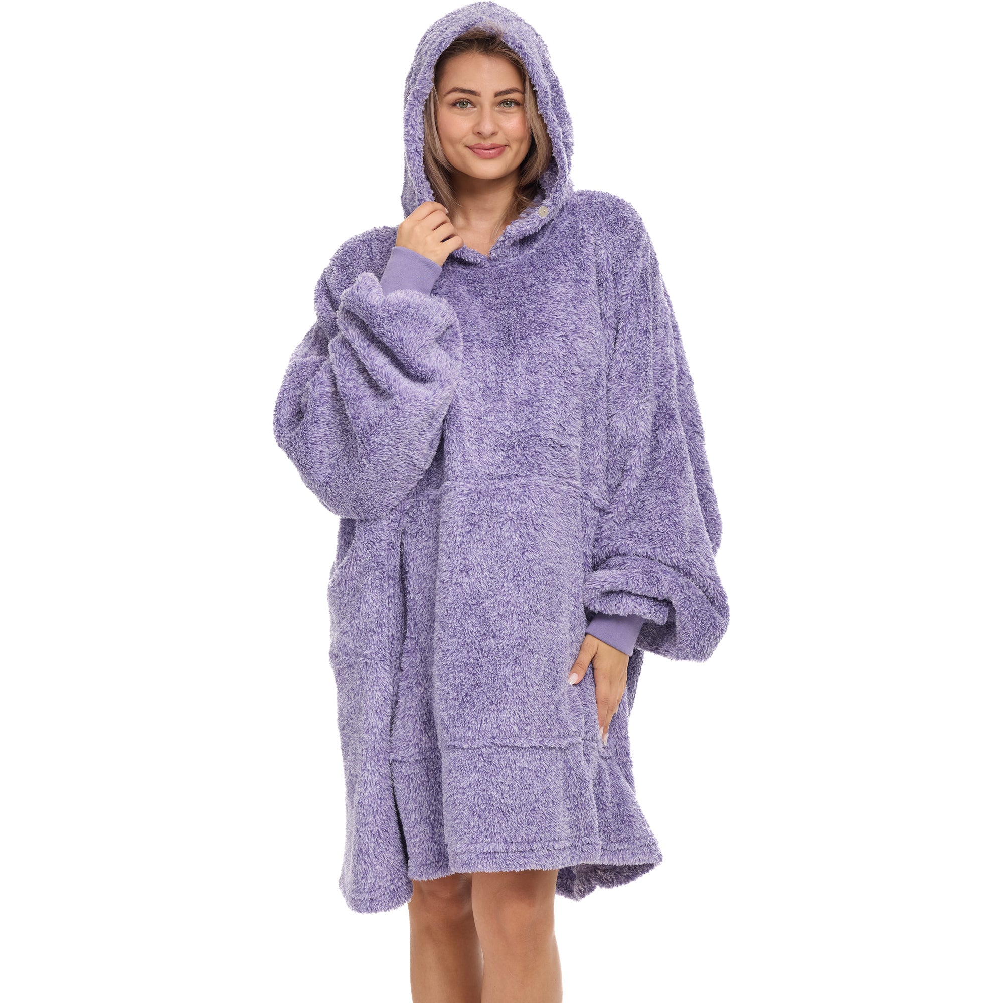 ADR Adult Wearable Blanket, Sweater Hoodie, Blanket with Sleeves