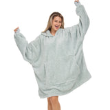 Adult Wearable Blanket Hoodie, Blanket with Sleeves for Men & Women, Big Hoodie, Hooded Blanket in Stripe