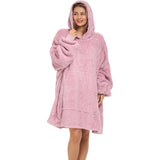 Adult Wearable Blanket Hoodie, Blanket with Sleeves for Men & Women, Big Hoodie, Hooded Blanket in Stripe