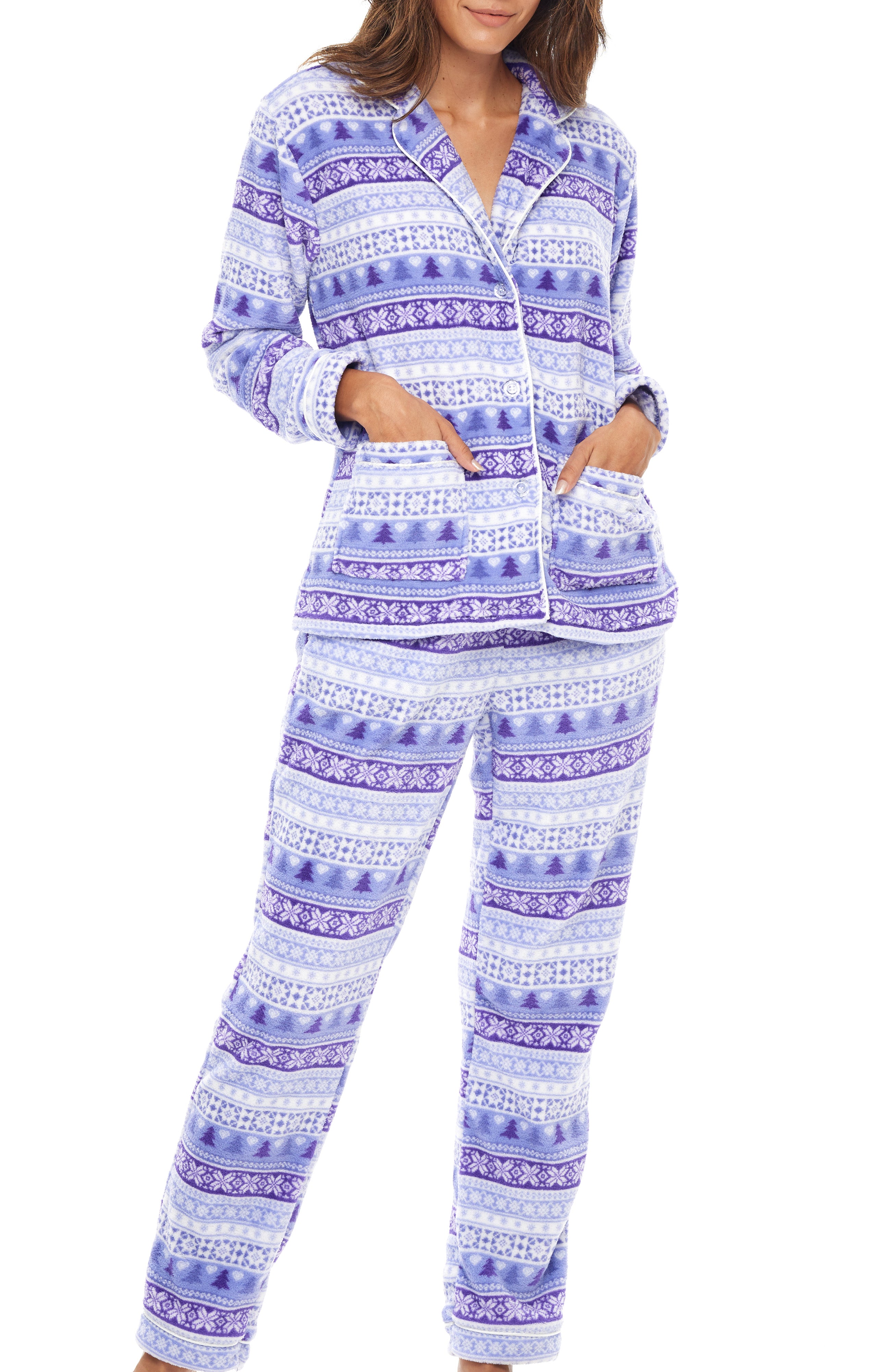 Women's Plush Fleece Pajama Pants Ultra-Soft Cozy Pjs Bottom Comfy Warm  Fuzzy Lounge Pants Fluffy Sleepwear