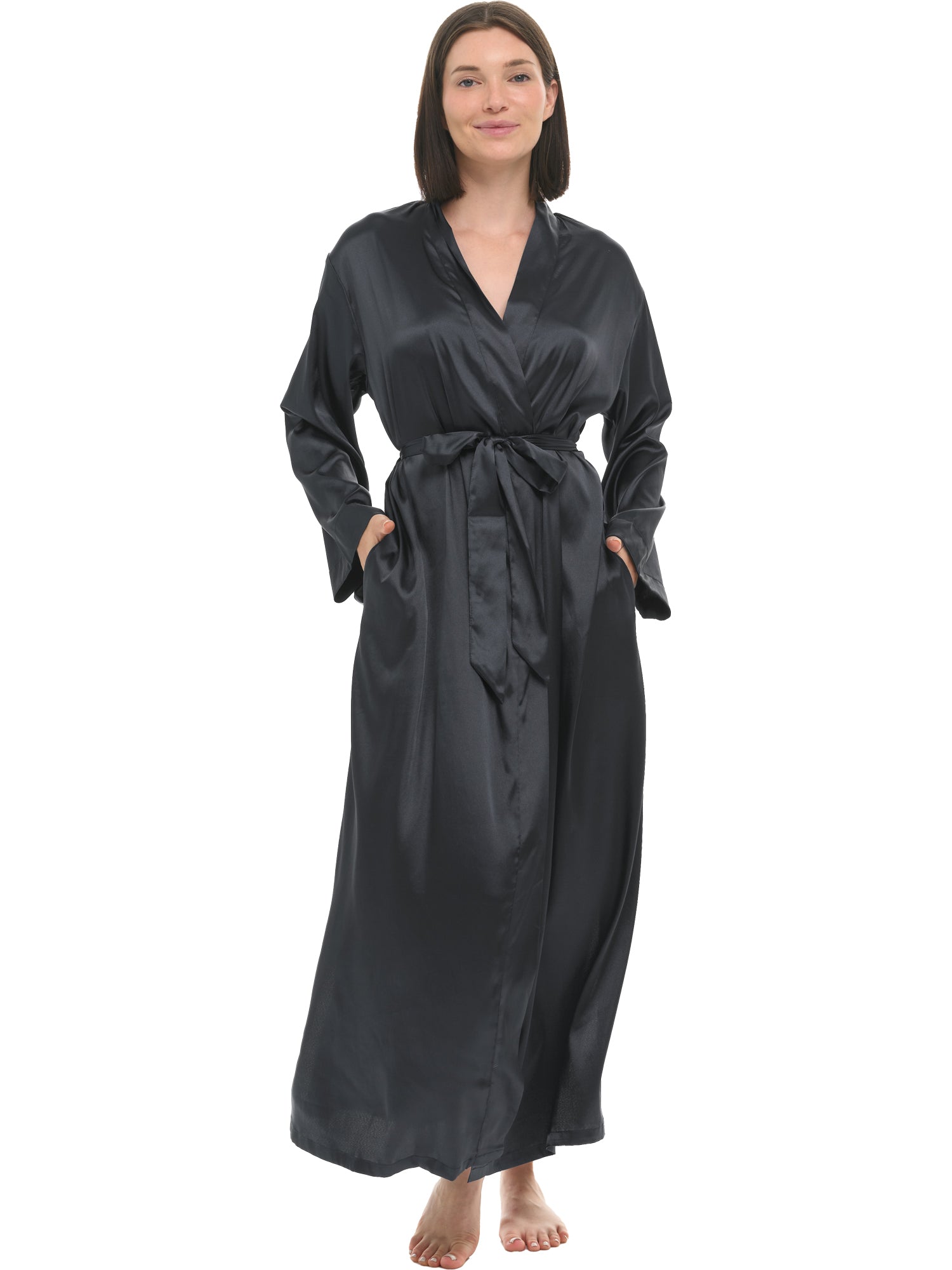 Women's Classic Lounge Robe – Alexander Del Rossa