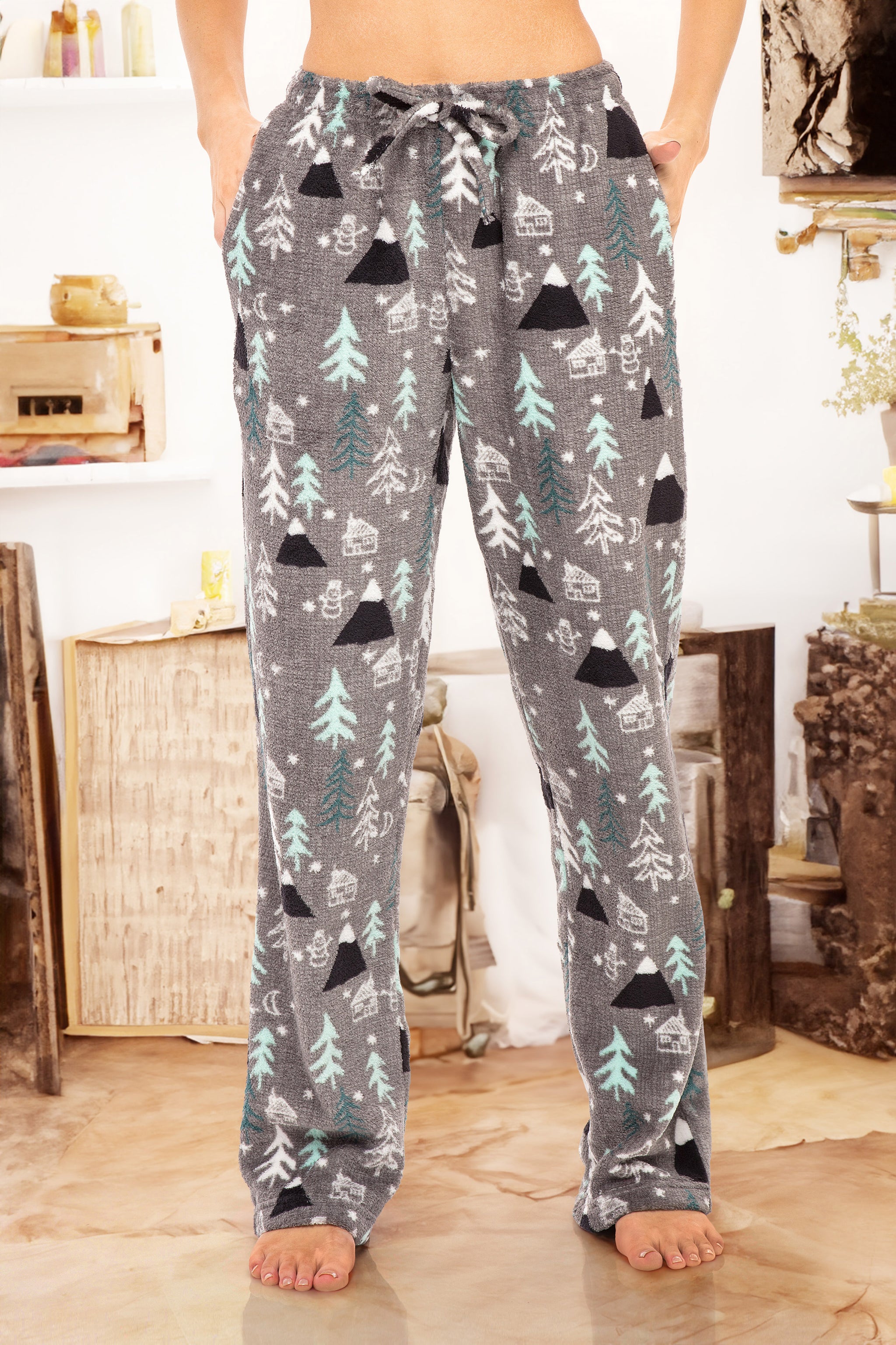 Dg Hill Mens Lounging Pants With Pockets Cute Pajamas DG Hill