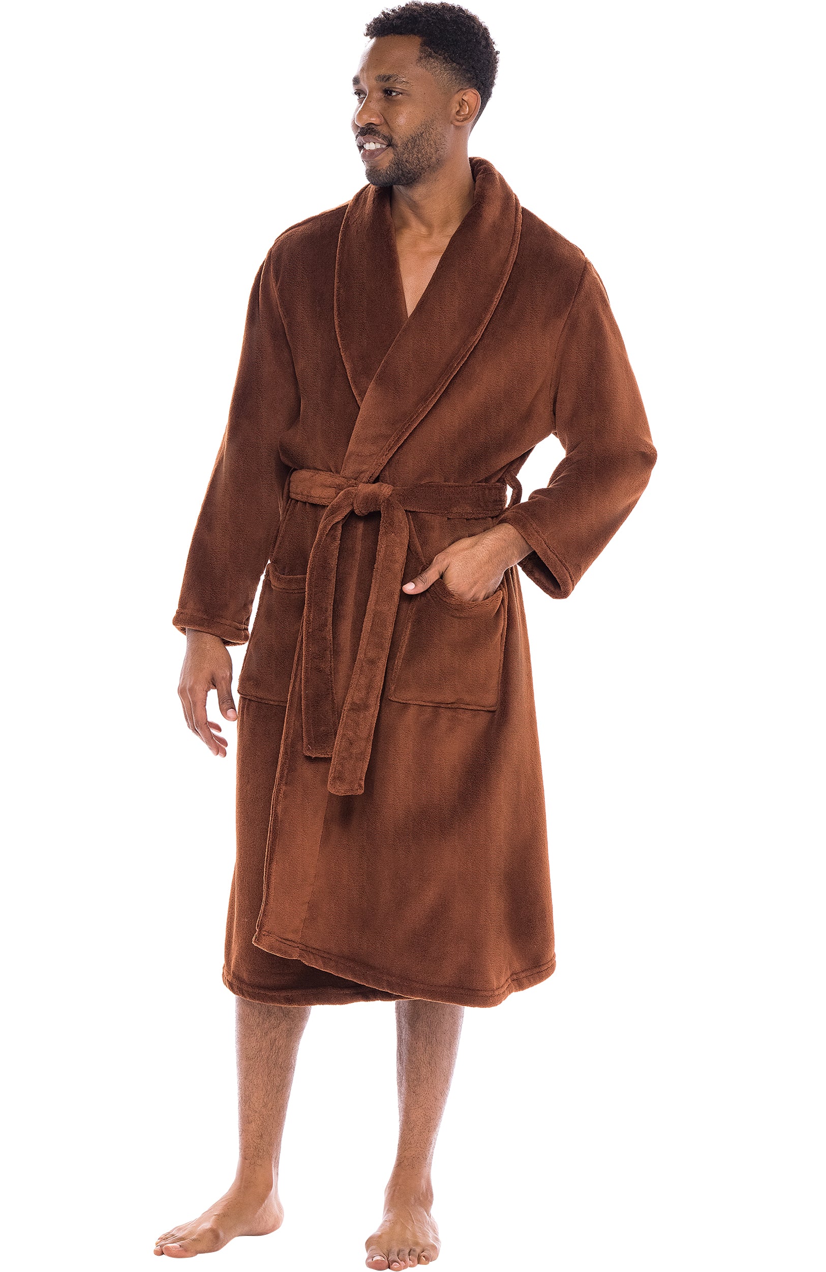 ADR Plush Fleece Men's Robe, Soft Cozy Warm Men's Bathrobe, Bath Robe Alexander Del Rossa, a Mystic Clothing brand. ADR Plush Fleece Men's Robe, Soft Cozy Warm Men's Bathrobe, Bath Robe Alexander Del Rossa, a Mystic Clothing brand.