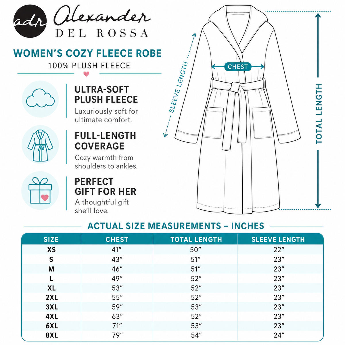 Forest Tartan Plaid Plush Fleece Robe for Women, Long Hooded Bathrobe with Hood, Plus Size