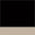 Black with Beige