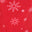 Red Snowflakes with Red Trim